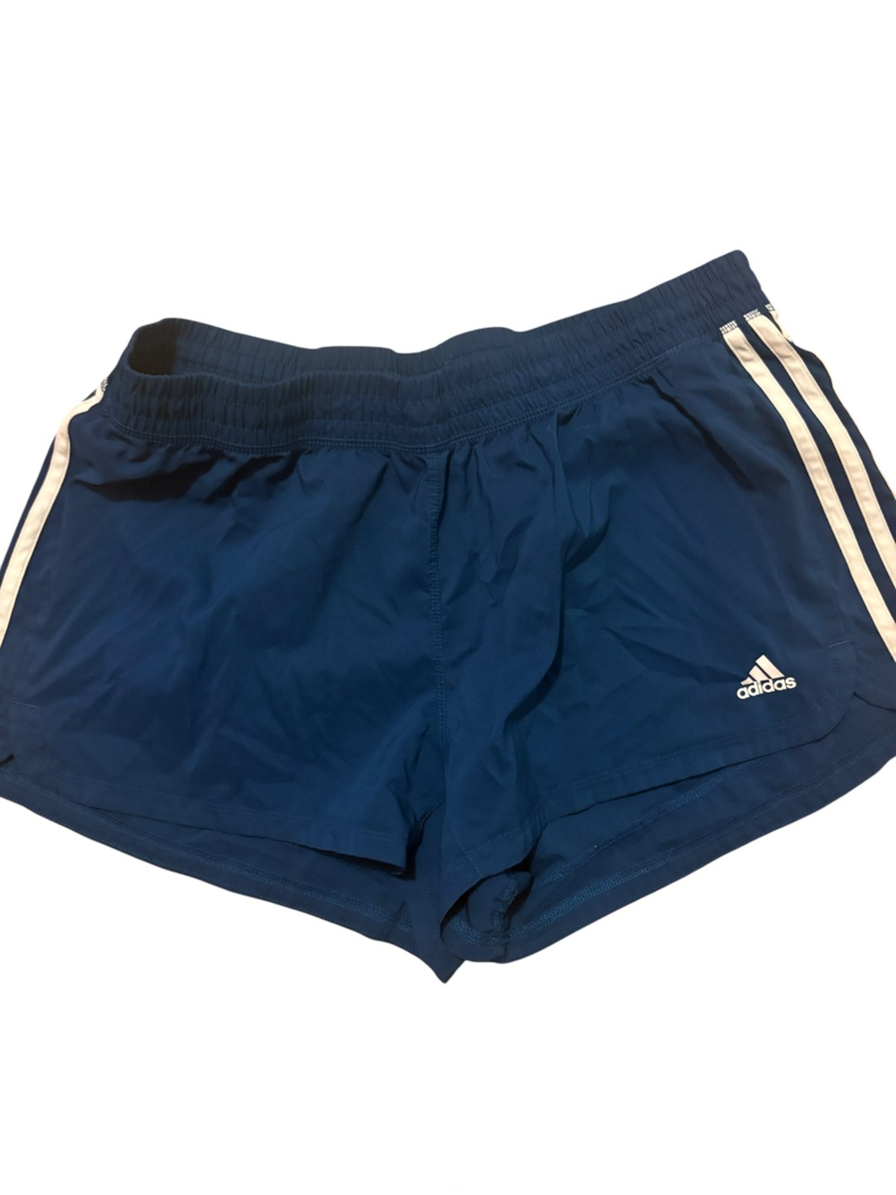 adidas Navy Blue Performance Tee with Light Logo